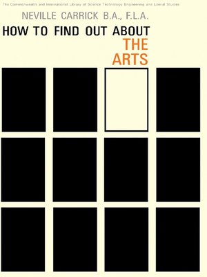 cover image of How to Find Out About the Arts